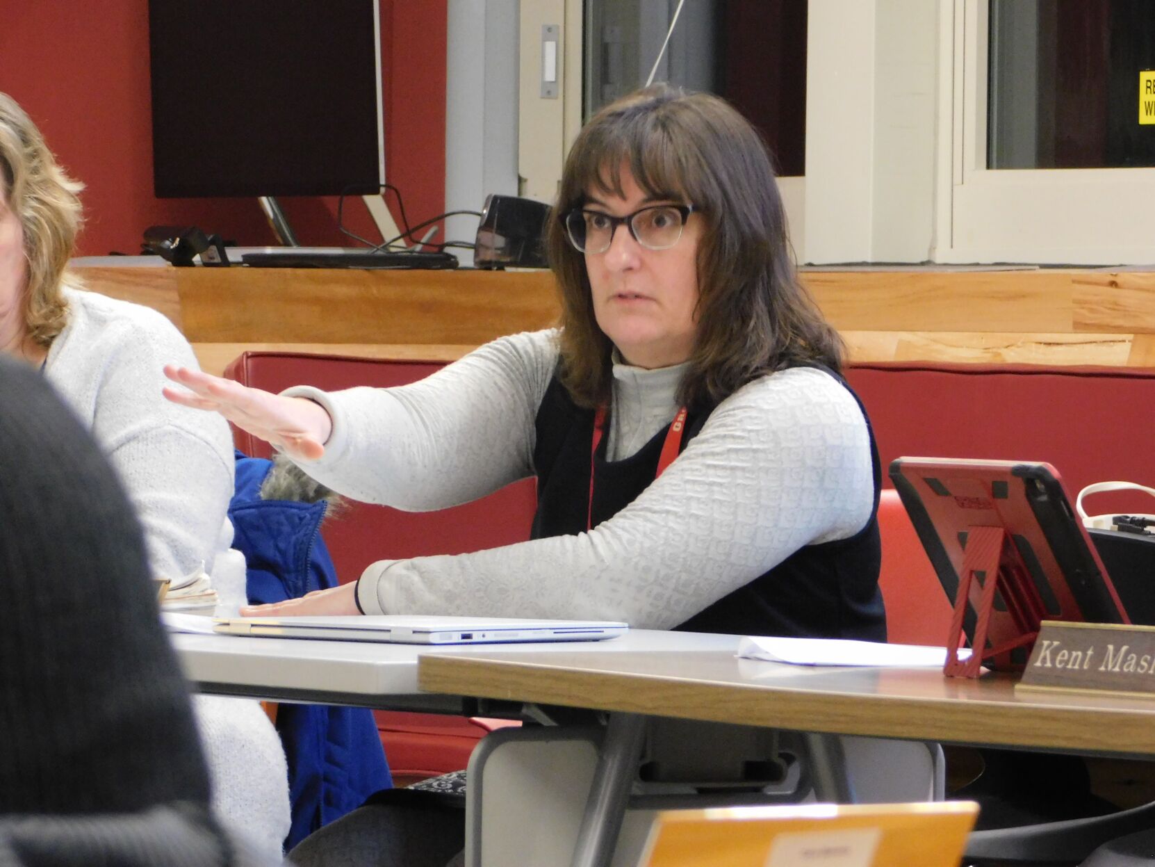 Groton Schools Superintendent Margo Martin urged the BOE to consider the pluses and minuses that come with the proposed 2021–2022 budget at the workshop on Feb. 22.